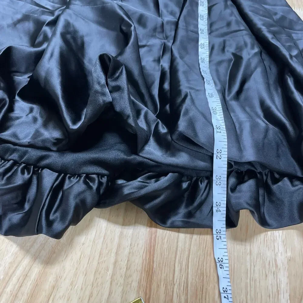 Mac Duggal NWOT Tuxedo Style A-Line Cocktail Blazer Dress Size 0 Black Plunge - Picture 8 of 8